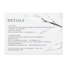 Svart och vitt grafiskt blad i modern bröllop