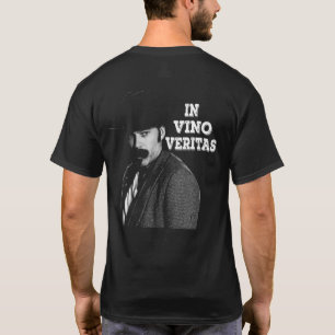 Svart och vitt Gravsten citerar klassiska konster  T Shirt