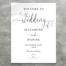 Svart Och Vitt Hjärtformad Bröllopsväggskylt Med S