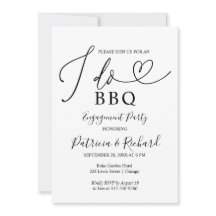 Svart Och Vitt I DO BBQ Förlovningsfest