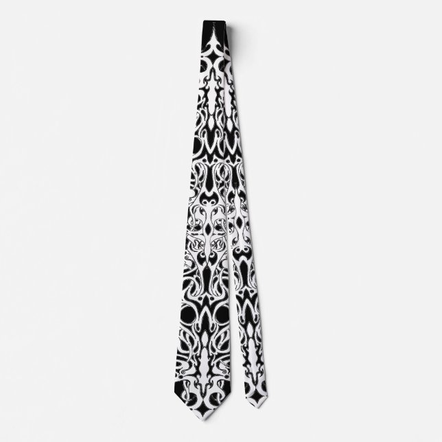 Svart och vitt imperium tribal design slips (Framsida)