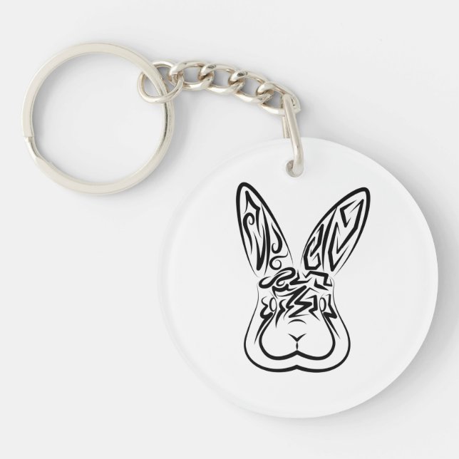 Svart och vitt kanin (Framsidan)