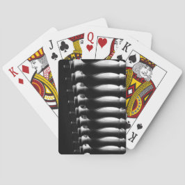 Svart och vitt klassiskt spelkort