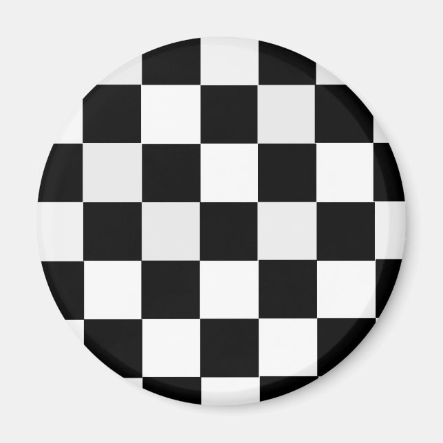 Svart och vitt, kontrollerad magnet (Framsidan)