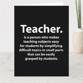 Svart och Vitt Läraruppskattning Kort