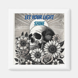 Svart och vitt låter din ljussken skina magnet