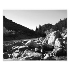 Svart och vitt liggande 4 fototryck