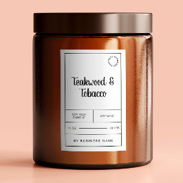 Svart och vitt ljus - etikettstreck mat etikett