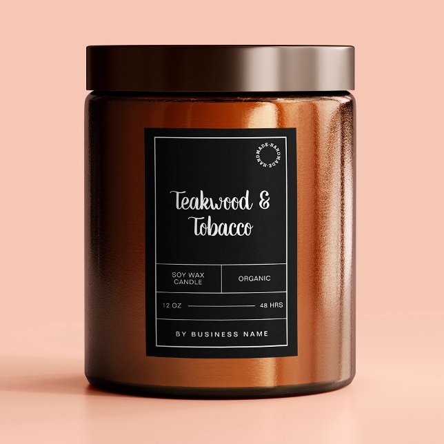 Svart och vitt ljus - etikettstreck mat etikett (Skapare uppladdad)