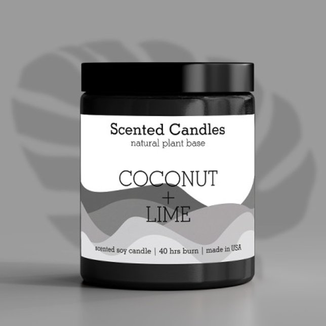 Svart och vitt ljus - etikettstreck mat etiketter (Skapare uppladdad)