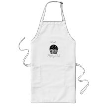 Svart och vitt lumfibröst Chef white