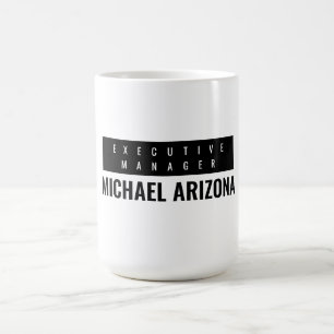 Svart och vitt, minimalistiskt, enkelt, vanligt kaffemugg