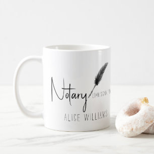 Svart och vitt, modern, minimalistisk, enkel notar kaffemugg