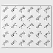 SVART OCH VITT NERD GLAS MÖNSTER