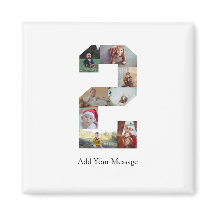 Svart och vitt nummer 2 fotokollage