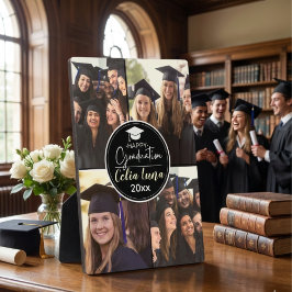Svart och vitt Photo Collage Lycklig Studenten