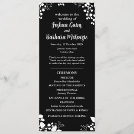 Svart och vitt platt program