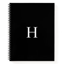 Svart och Vitt Professionellt Monogram