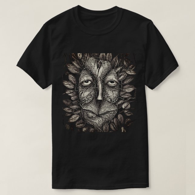 Svart och vitt ritbord T-Shirt (Design framsida)