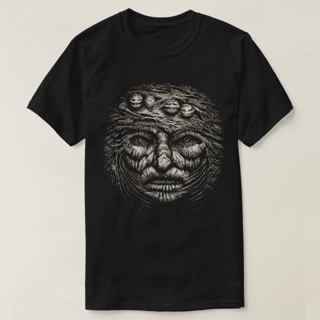 Svart och vitt ritbord T-Shirt (Design framsida)