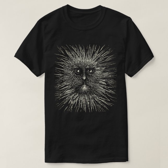 Svart och vitt ritbord T-Shirt (Design framsida)