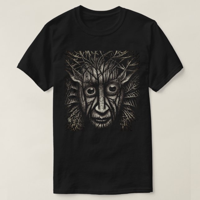 Svart och vitt ritbord T-Shirt (Design framsida)