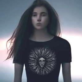 Svart och vitt ritbord T-Shirt