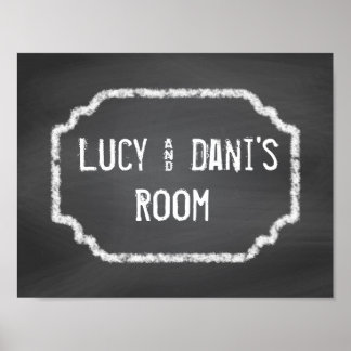 Svart och vitt: Roommates Wall Art Poster