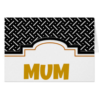 Svart och vitt skal hälsningskort