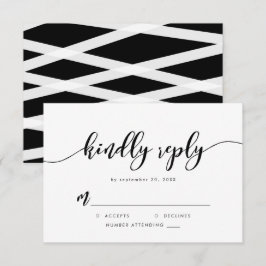 Svart och vitt, slappna av i skriptet med vänliga  OSA kort