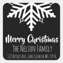 Svart och vitt snöflingor, Personlig jul