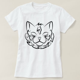 Svart och vitt stamkött t shirt