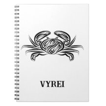 Svart och vitt stamkrabba