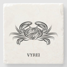 Svart och vitt stamkrabba