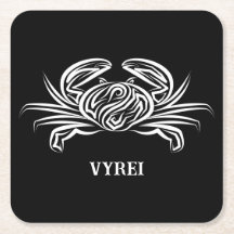 Svart och vitt stamkrabba