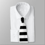 Svart och vitt strimlat Färg Rand Slips<br><div class="desc">Klassisk elegant,  modern,  stripad nektie i bröllop svart och vitt färg. Black & White har stripat mot honom. Randig marskalkar.</div>