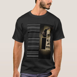 svart och vitt t shirt