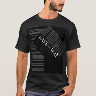 svart och vitt t shirt