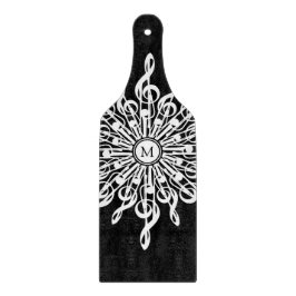 Svart och vitt trälskrensat Monogram