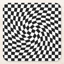 Svart och vitt, utskrivet kontrollerbord