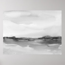 Svart och vitt vattenfärgsliggande 2 poster