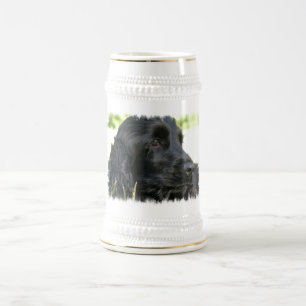 Svart öl Stein för cockerspanielSpanielhund Sejdel