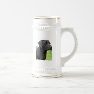 Svart öl Stein för Labrador Retriever Sejdel