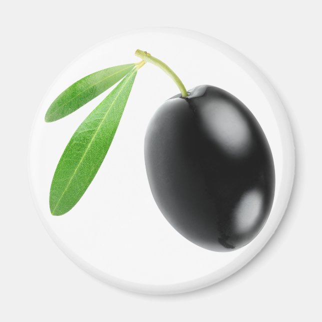 Svart oliver magnet (Framsidan)