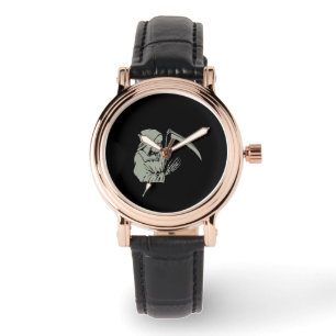 svart om döden armbandsur