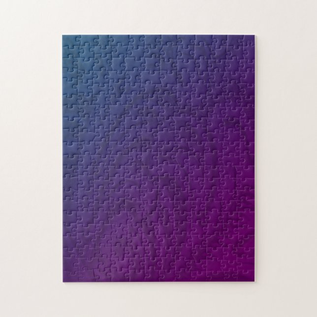 Svårt Ombre Lila Puzzle Pussel (Vertikal)