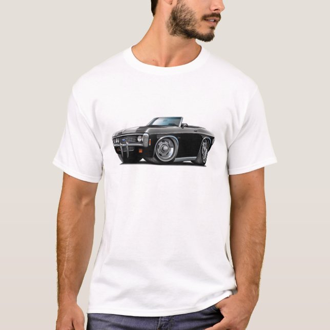 Svart omvänd 1969 för Impala T Shirt (Framsida)