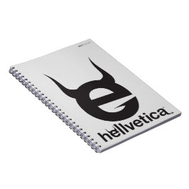 Svart Ondska “e” Anteckningsbok