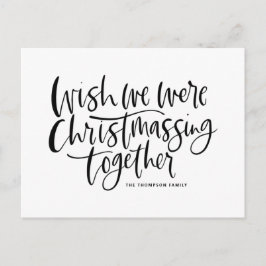 Svart önskan att vi klämde ihop skript helg vykort