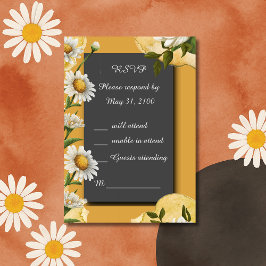 svart onyx retro white orange Margaret Blomor OSA Kort